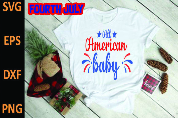 All American Baby: Graphics for T-Shirt Designs