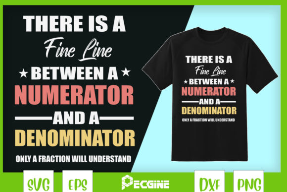 Between Numerator and Denominator Graphics