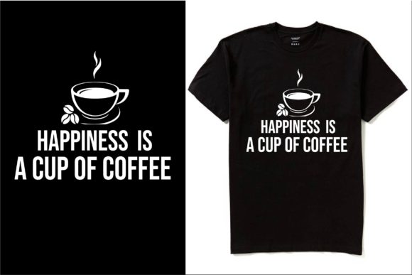 Happiness is Coffee Graphics and Print Templates