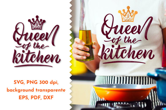 Kitchen Quotes Queen of the Kitchen Graphics