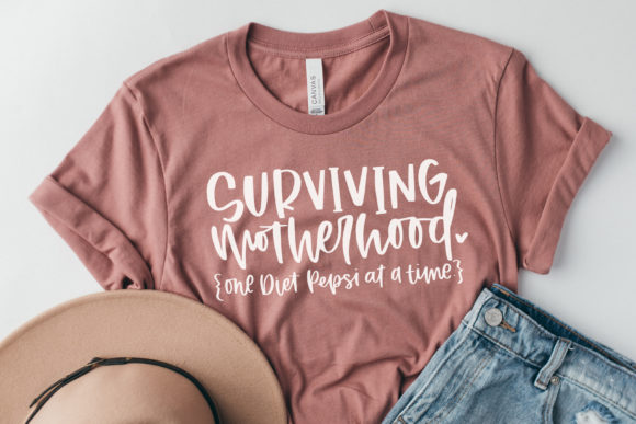 Surviving Motherhood One Diet Pepsi... Graphics & Crafts
