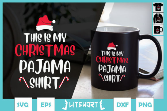 This is My Christmas Pajama Candy Cane: Graphics & Crafts